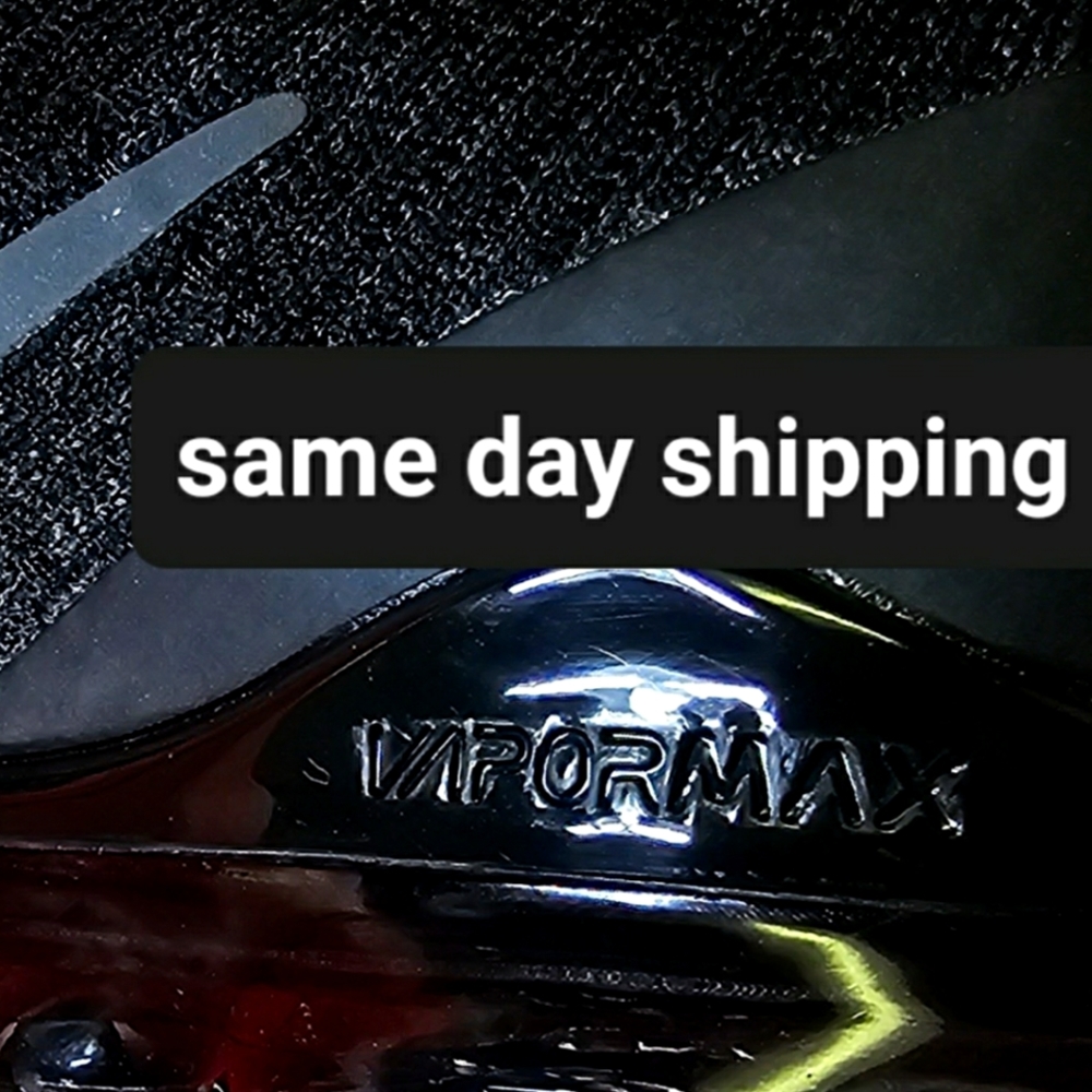 Nike air max vapormax triple black for women sneakers flyknit brand new in box - Picture 6 of 7